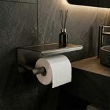 Toilettenpapierhalter mit Ablage 6613 Modern Titan