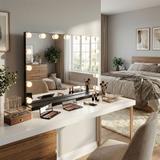 Spiegel LED HOLLYWOOD Black 80x60