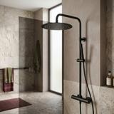Кръгла душ глава REA JS-P014B 30cm Black