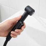 Waschtischarmatur mit Bidetta Rea Lungo Black