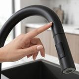 Смеситель кухонный Rea Fresh Touch Black Matt