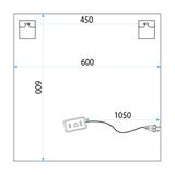 Mirror LED 60x60 YH-BL-12