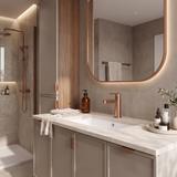 Bathroom faucet Rea Grace Brush Copper