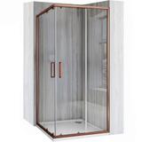 Duschkabine Rea City 80x80 Copper Brush