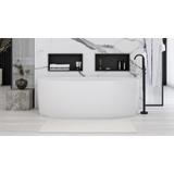 NISCHENREGAL BAD 30x45 schwarz matt