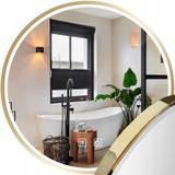 Zrkadlo LED 70cm MMJ Gold