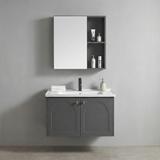 Badezimmermöbel-Set mit Waschbecken Denver 60cm Grey