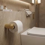 Halter für Toilettenpapier 64105 SOLO Brush Gold