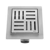 REA CROSS linijinis kanalizacija BRUSHED PLIENAS 12x12