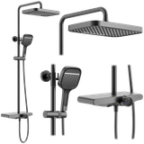 Shower set REA Bari Titanium