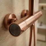 Kit de douche avec thermostat Drop Brush Copper