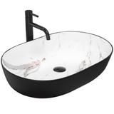 Aufsatzwaschbecken Rea CLEO BLACK AIAX MATT