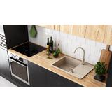 Spülbecken granit Nils Beige set 5in1