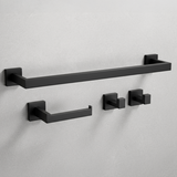 Badezimmer-Accessoire-Set Rio Black 4-teilig