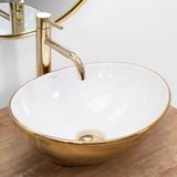 Opzetwastafel Rea Sofia Gold/White