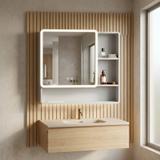 LED mirror cabinet M1016-70 70x65