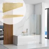 Badezimmerregal SF05 gold brush