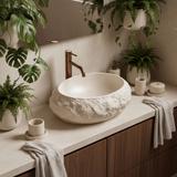 Aufsatzwaschbecken Rea Mika Warm Beige