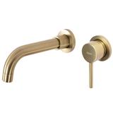 Wall Mounted faucet Rea  Lungo LONGBrush Gold + BOX