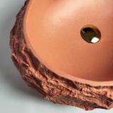 Aufsatzwaschbecken Rea Mika Terracotta