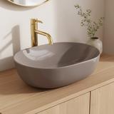 Aufsatzwaschbecken Rea Lisa Beige Shiny