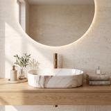 Countertop washbasin REA Nadia 60 Marrone