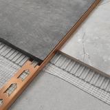 Shower tray skirting panel 100cm Brush Copper