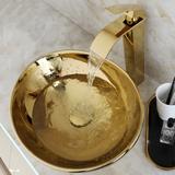 Aufsatzwaschbecken Rea Sofia Gold