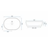 Countertop Basin Rea Lara Beige