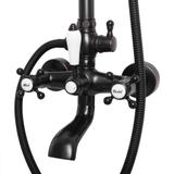 Shower set REA BERGAMO OLD BLACK