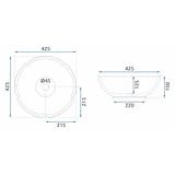 Countertop basin Rea Sevilla