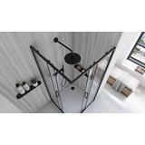 Tuš kabina Rea City 80x80 Black