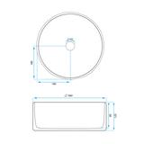 Countertop washbasin Rea Selina