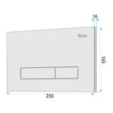WC öblítő gomb Rea HD K011A-Q és Slim 024N Chrome