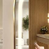 LED-SPEGEL Orbit 50x160cm Borstat Guld