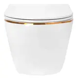 WC Schüssel Randlos Rea Carlo Mini Tornado NFQ GOLD EDGE