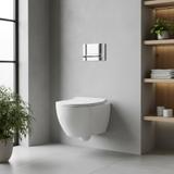 Įleistinis WC rėmas Rea K011A-Q HD Chrome
