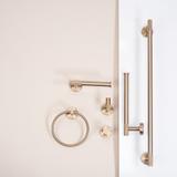 Badrumskrok RING 6610 Modern Borstad Guld