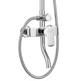 Shower set REA BLOOM WHITE CHROME