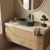 Countertop washbasin Rea Vanda Olive Matt