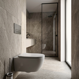 Montagerahmen Unterputz-Set Slim 024N für WC-Becken mit Drucktaste HD Tytan