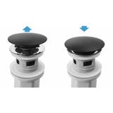 Waschbecken-Siphon Klik-Klak Universal REA Flow Black