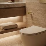 Halter für Toilettenpapier 64105 SOLO Brush Gold