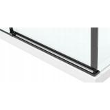 Duschkabine SOLAR BLACK MAT 100x80