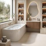 Eckbadewanne aus Acryl REA Bellanto Slim 150 Right