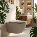 Toilet bowl REA Carlo Mini Tornado Greige