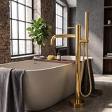Free-standing faucet Rea Lungo Diamond Gold