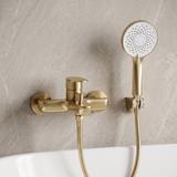 Badkarsblandare REA Logan Brush Gold