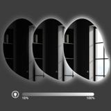 Spiegel LED 80x60cm CLOUD C