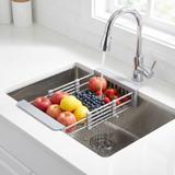 Telescopic sink dish drying rack REA P14487A Grey